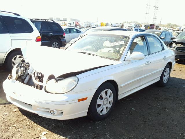 KMHWF25S93A841713 - 2003 HYUNDAI SONATA GL WHITE photo 2