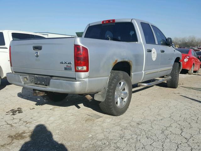 1D7HU18D85S186392 - 2005 DODGE RAM 1500 S SILVER photo 4