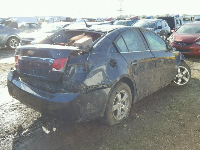 1G1PC5SB0E7337678 - 2014 CHEVROLET CRUZE LT BLUE photo 4