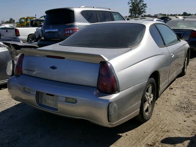 2G1WW12E959127004 - 2005 CHEVROLET MONTE CARL ვერცხლისფერი ფოტო 4