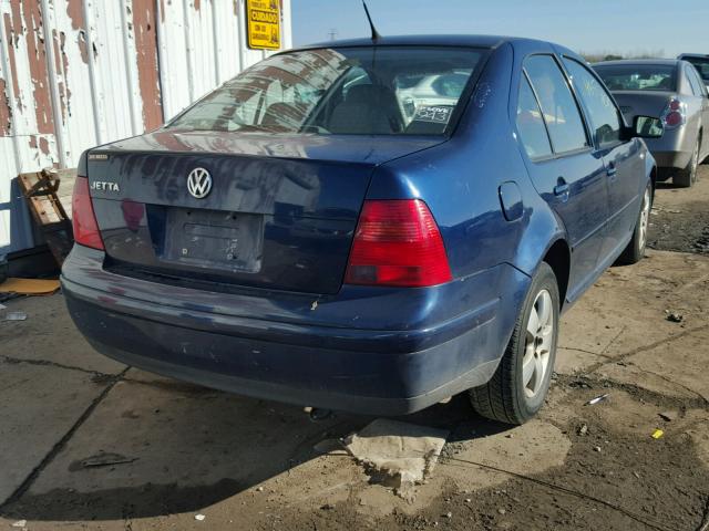 3VWSK69M43M103304 - 2003 VOLKSWAGEN JETTA GLS BLUE photo 4