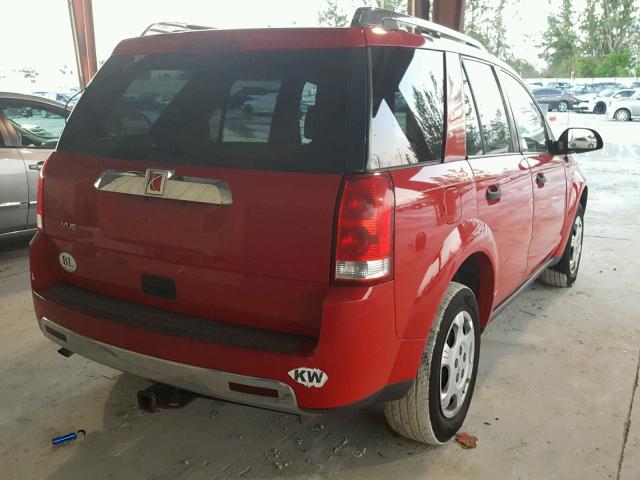 5GZCZ33D16S833224 - 2006 SATURN VUE RED photo 4