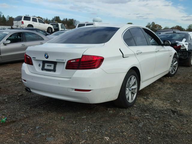 WBA5A7C50FG143563 - 2015 BMW 528 XI WHITE photo 4