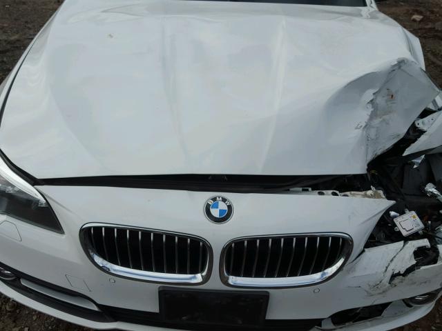 WBA5A7C50FG143563 - 2015 BMW 528 XI WHITE photo 7
