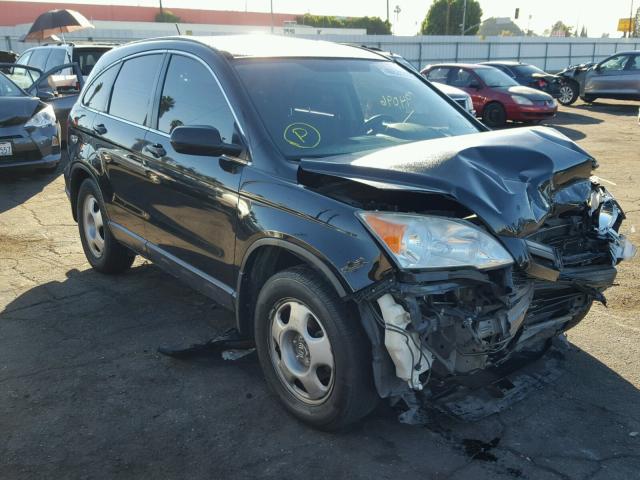 JHLRE38349C009629 - 2009 HONDA CR-V LX BLACK photo 1