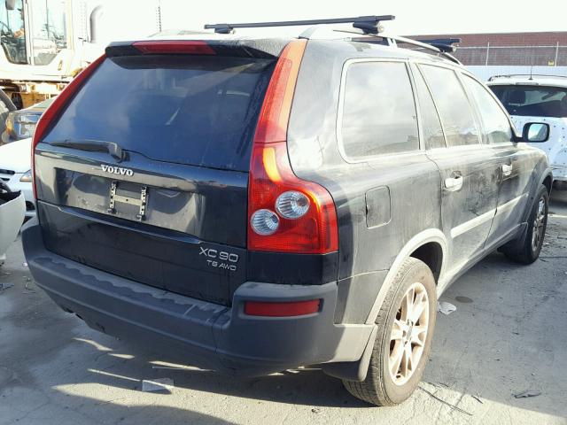 YV1CZ91H841056483 - 2004 VOLVO XC90 T6 BLACK photo 4