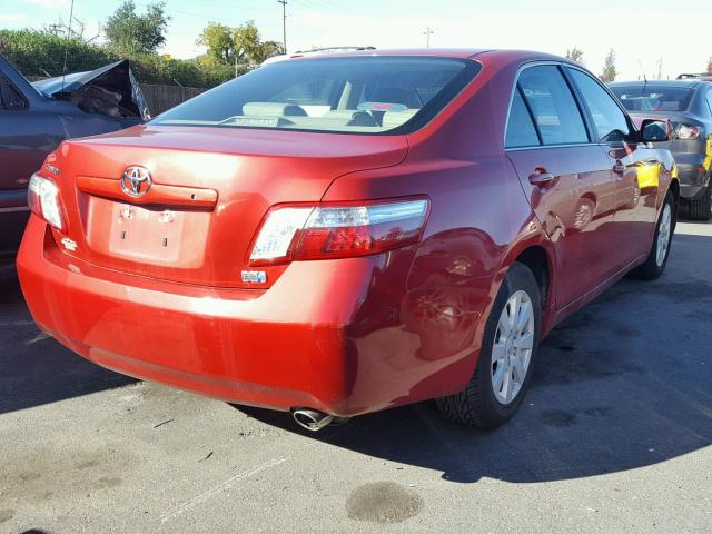 4T1BB46K19U104159 - 2009 TOYOTA CAMRY HYBR RED photo 4