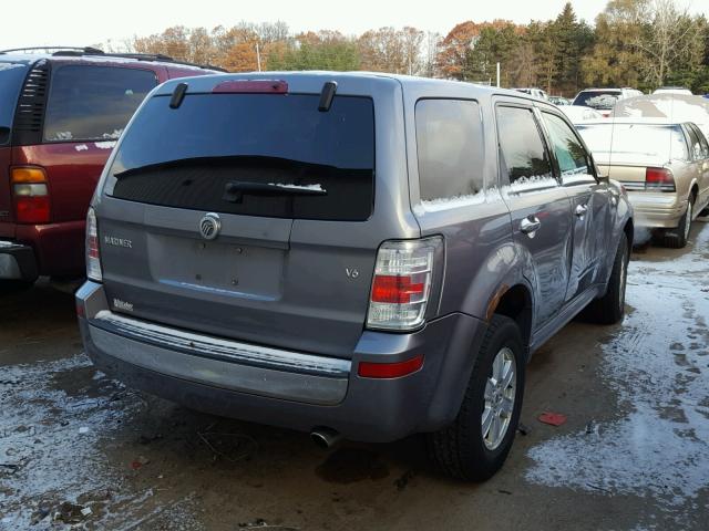 4M2CU81168KJ02176 - 2008 MERCURY MARINER GRAY photo 4