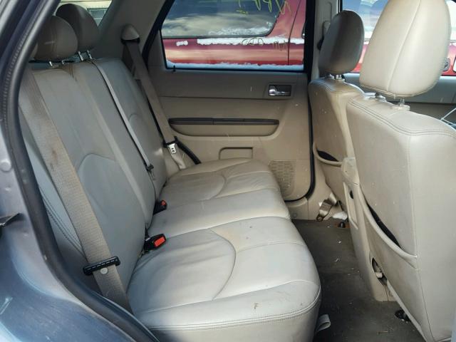 4M2CU81168KJ02176 - 2008 MERCURY MARINER GRAY photo 6