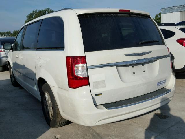 2C4RC1BG2CR312958 - 2012 CHRYSLER TOWN & COU WHITE photo 3