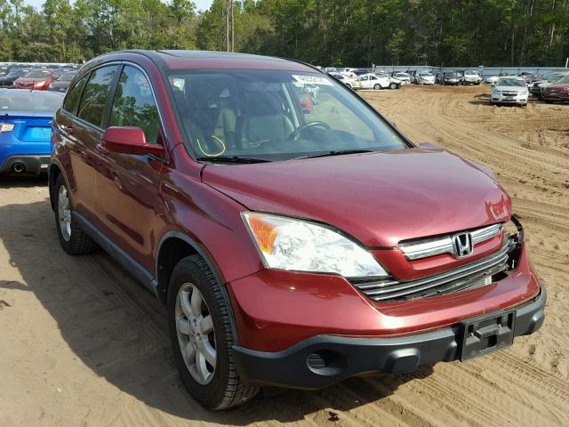 5J6RE48749L036491 - 2009 HONDA CR-V EXL RED photo 1