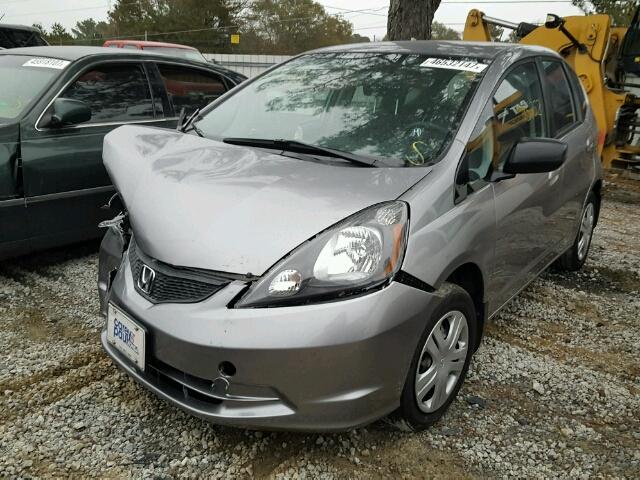 JHMGE8H24AC010727 - 2010 HONDA FIT SILVER photo 2