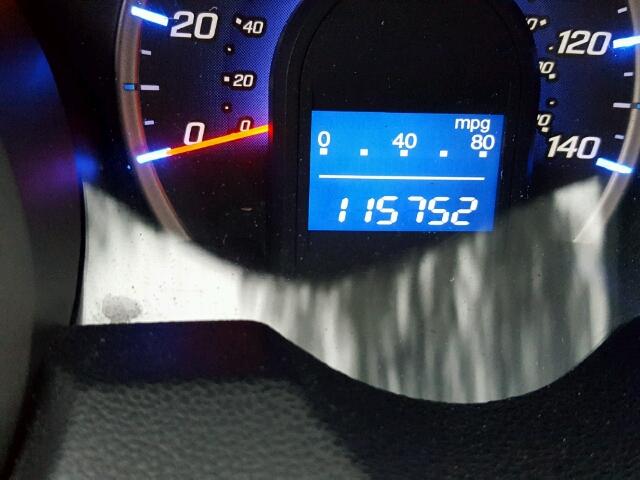 JHMGE8H24AC010727 - 2010 HONDA FIT Серебристый фото 8