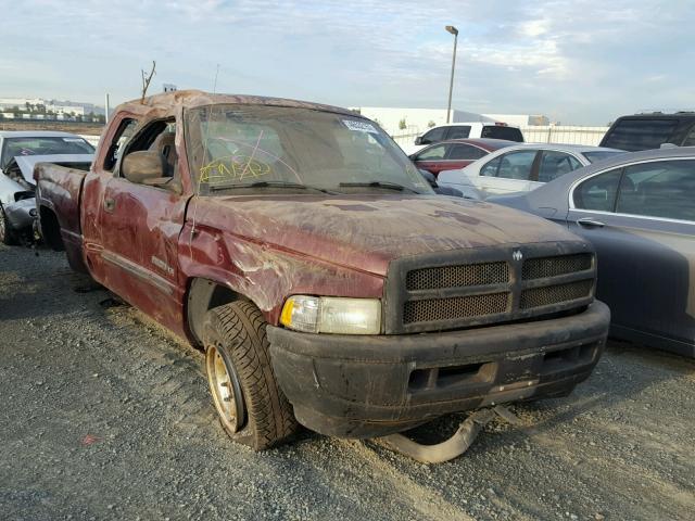 3B7HF13Z51M566879 - 2001 DODGE RAM 1500 BURGUNDY photo 1