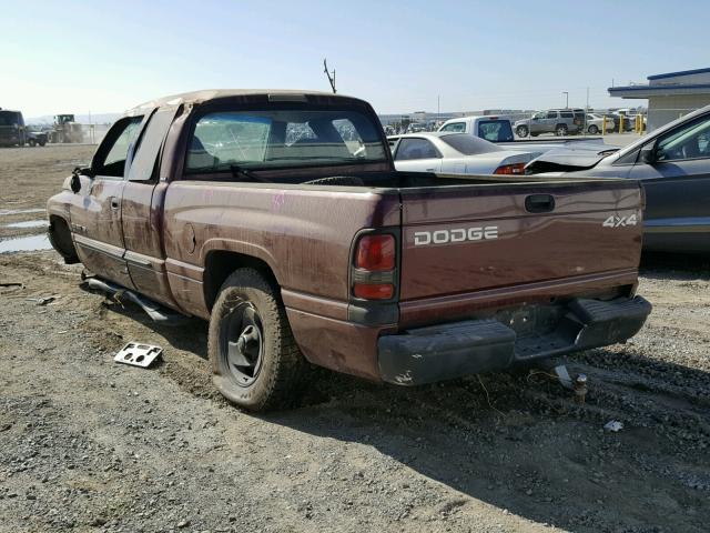 3B7HF13Z51M566879 - 2001 DODGE RAM 1500 BURGUNDY photo 3