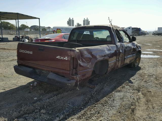 3B7HF13Z51M566879 - 2001 DODGE RAM 1500 BURGUNDY photo 4