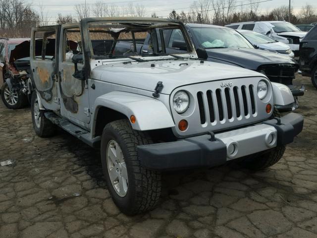 1J4BA5H18BL522886 - 2011 JEEP WRANGLER U SILVER photo 1