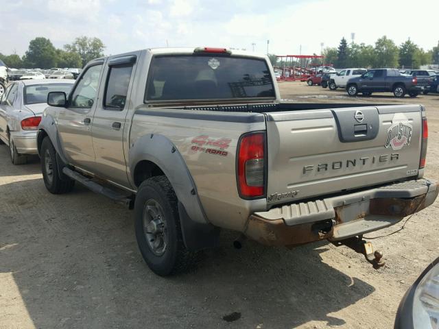 1N6ED27Y83C419554 - 2003 NISSAN FRONTIER C GOLD photo 3