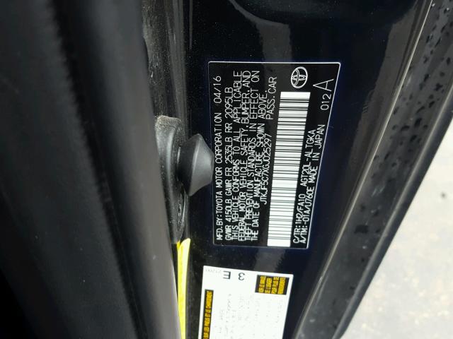 JTKJF5C7XGJ025297 - 2016 TOYOTA SCION TC 石墨色 照片 10