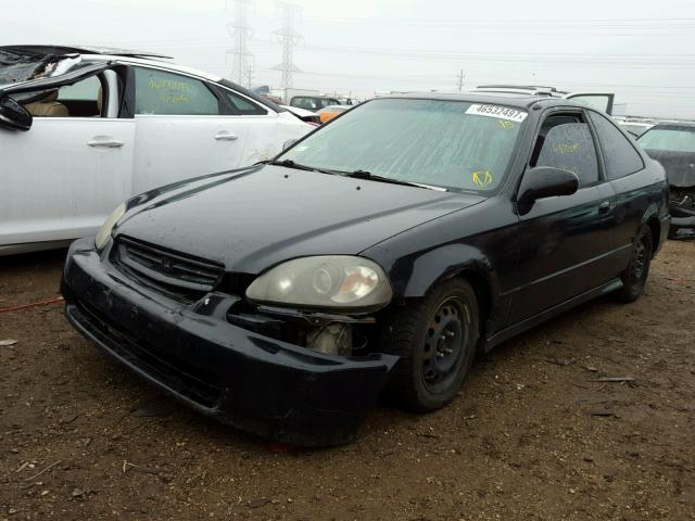 1HGEJ8142VL108839 - 1997 HONDA CIVIC EX BLACK photo 2