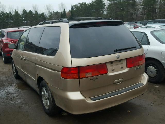 2HKRL1869YH573250 - 2000 HONDA ODYSSEY EX TAN photo 3