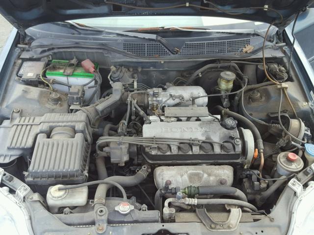 2HGEJ8646VH540825 - 1997 HONDA CIVIC EX GREEN photo 7