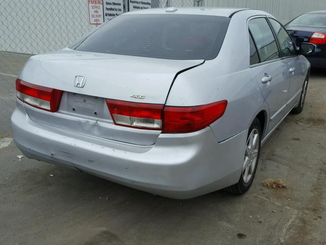 1HGCM66534A003290 - 2004 HONDA ACCORD EX SILVER photo 4