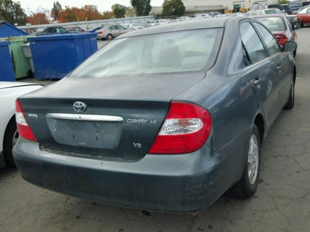 4T1BF30K12U502064 - 2002 TOYOTA CAMRY LE 绿色 照片 4