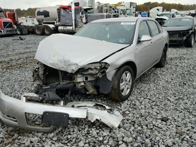 2G1WB58K681243893 - 2008 CHEVROLET IMPALA LS SILVER photo 2