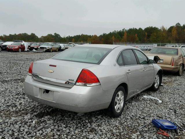 2G1WB58K681243893 - 2008 CHEVROLET IMPALA LS SILVER photo 4