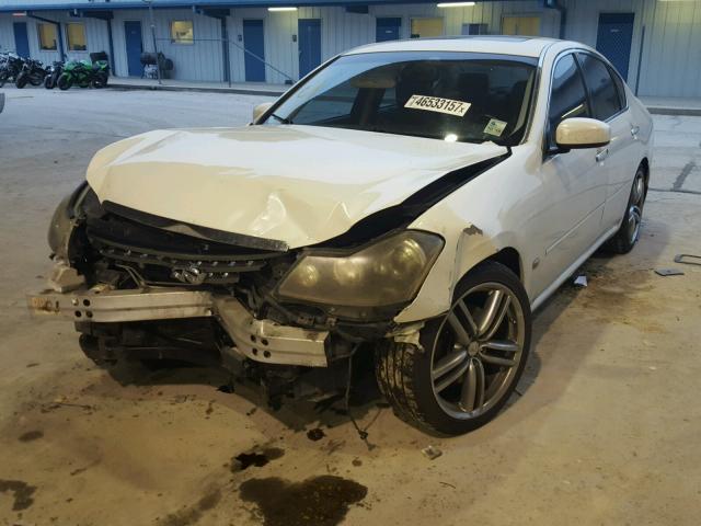 JNKBY01EX6M208592 - 2006 INFINITI M45 BASE WHITE photo 2