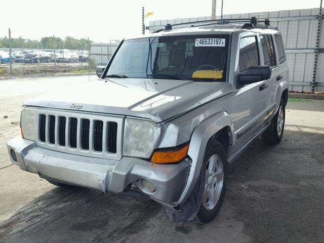 1J8HH48K56C136584 - 2006 JEEP COMMANDER 银色 照片 2