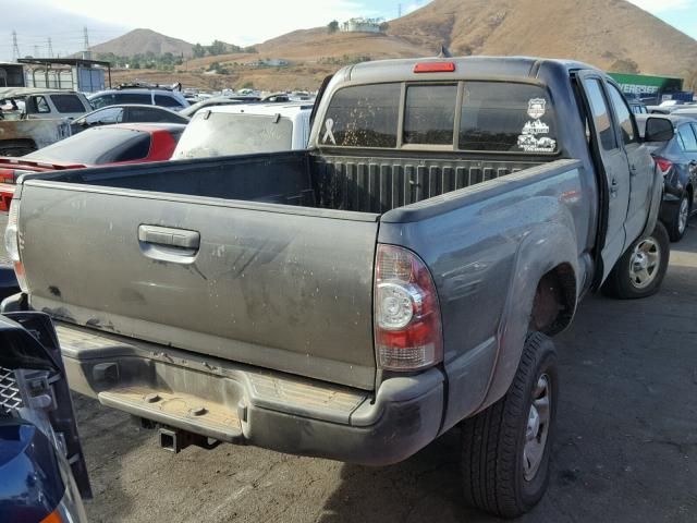 3TMKU4HN8FM046380 - 2015 TOYOTA TACOMA DOU GRAY photo 4