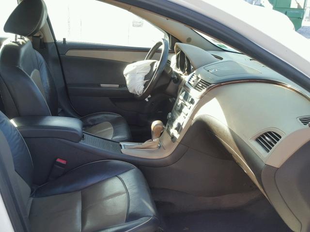 1G1ZE5E0XCF167071 - 2012 CHEVROLET MALIBU LTZ WHITE photo 5