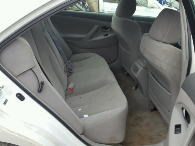 4T1BE46K39U904582 - 2009 TOYOTA CAMRY BASE WHITE photo 6