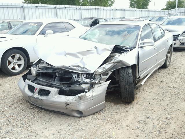 1G2WP52K81F169137 - 2001 PONTIAC GRAND PRIX SILVER photo 2