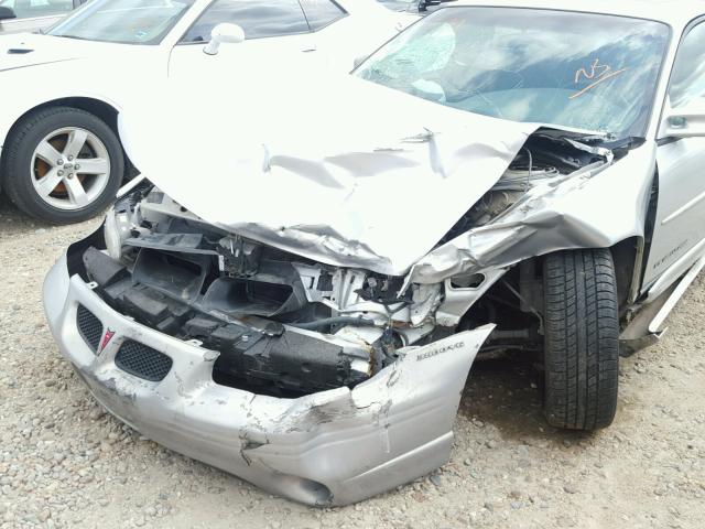 1G2WP52K81F169137 - 2001 PONTIAC GRAND PRIX SILVER photo 9