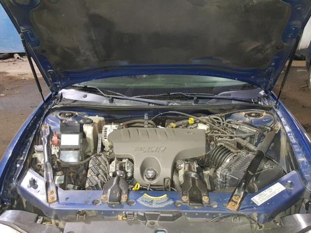 2G1WX12K549259775 - 2004 CHEVROLET MONTE CARL BLUE photo 7