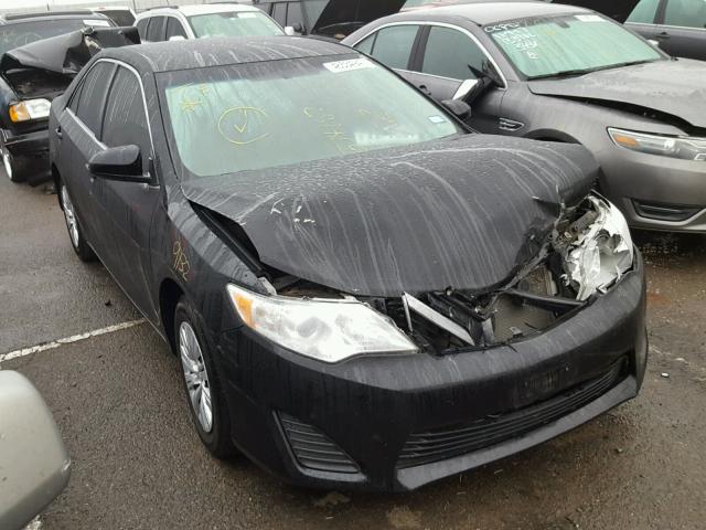 4T4BF1FK1ER374107 - 2014 TOYOTA CAMRY L BLACK photo 1