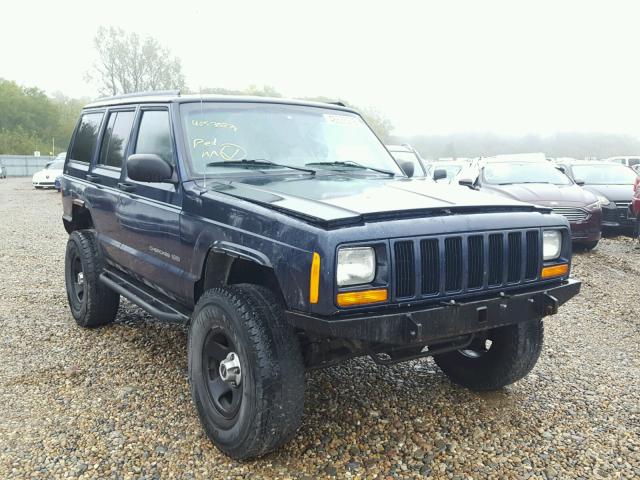 1J4FJ78S2VL589705 - 1997 JEEP CHEROKEE C BLUE photo 1