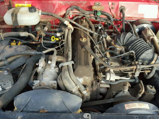 1J4FJ28L3KL532999 - 1989 JEEP CHEROKEE RED photo 7