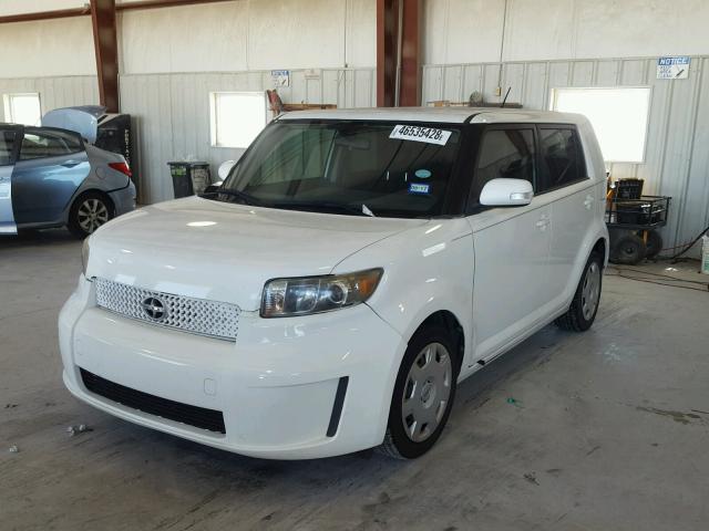 JTLKE50E581029202 - 2008 TOYOTA SCION WHITE photo 2