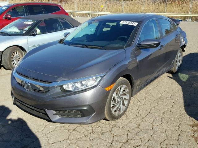 19XFC2F72HE046174 - 2017 HONDA CIVIC EX GRAY photo 2