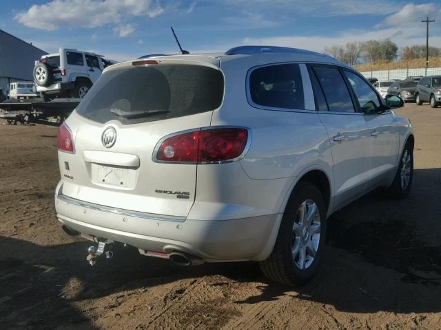 5GALVCEDXAJ196778 - 2010 BUICK ENCLAVE CX WHITE photo 4