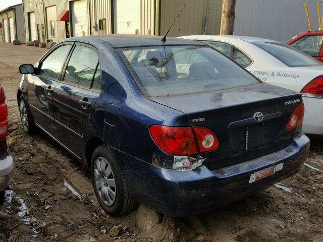 JTDBR32E330016111 - 2003 TOYOTA COROLLA BLUE photo 3