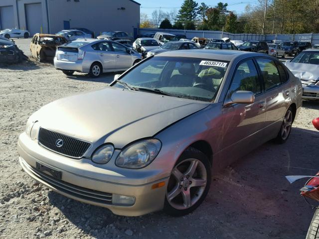 JT8BH68X0W0005678 - 1998 LEXUS GS TAN photo 2