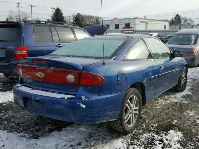 1G1JC12F947231472 - 2004 CHEVROLET CAVALIER BLUE photo 4