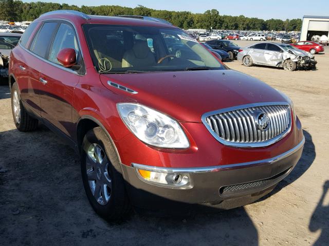 5GAER23D29J150125 - 2009 BUICK ENCLAVE CX RED photo 1