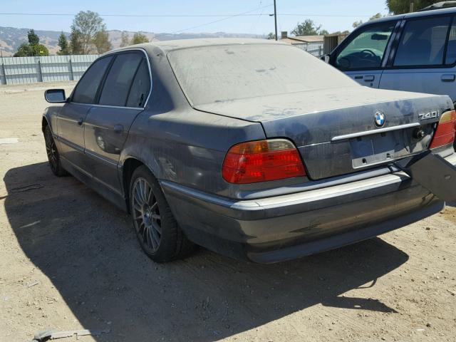 WBAGG8337XDN74044 - 1999 BMW 740 I AUTO GRAY photo 3