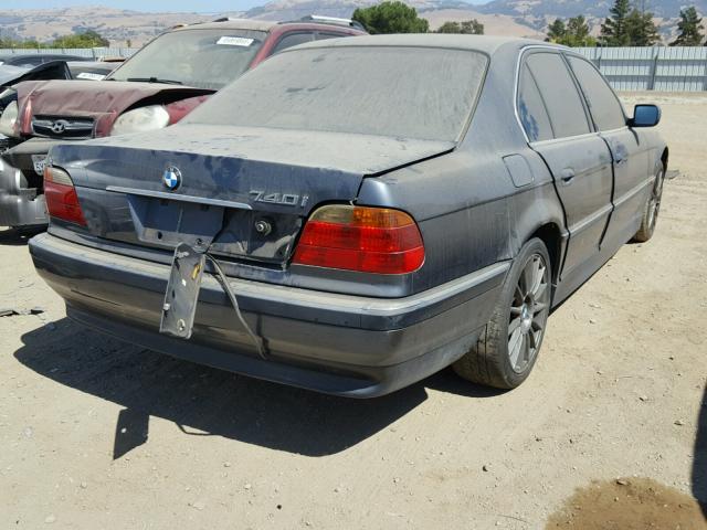 WBAGG8337XDN74044 - 1999 BMW 740 I AUTO GRAY photo 4